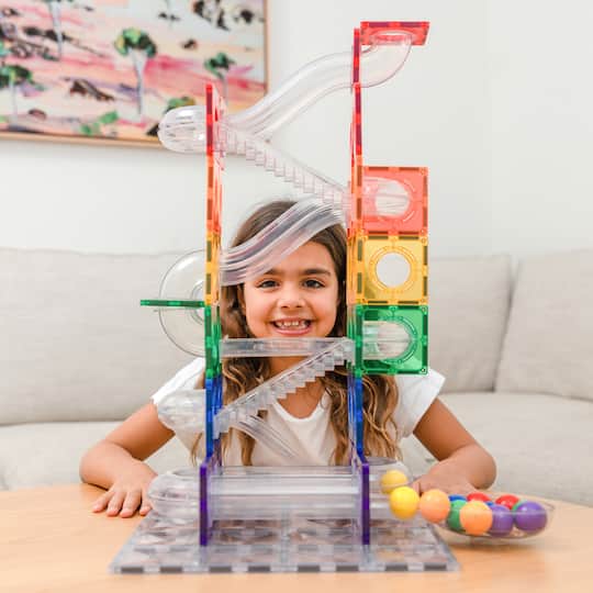 Connetix® Magnetic Tiles Rainbow Ball Run Set